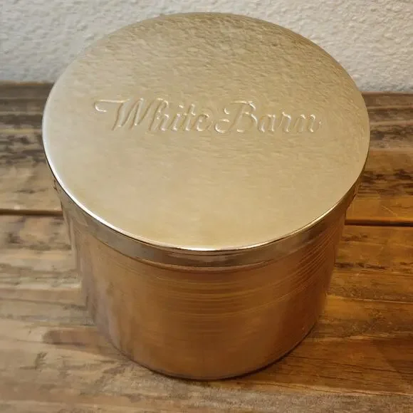 Bath & Body Works Candle Champagne Toast Scent 3 Wick Yellow with Lid NEW - Picture 3 of 3